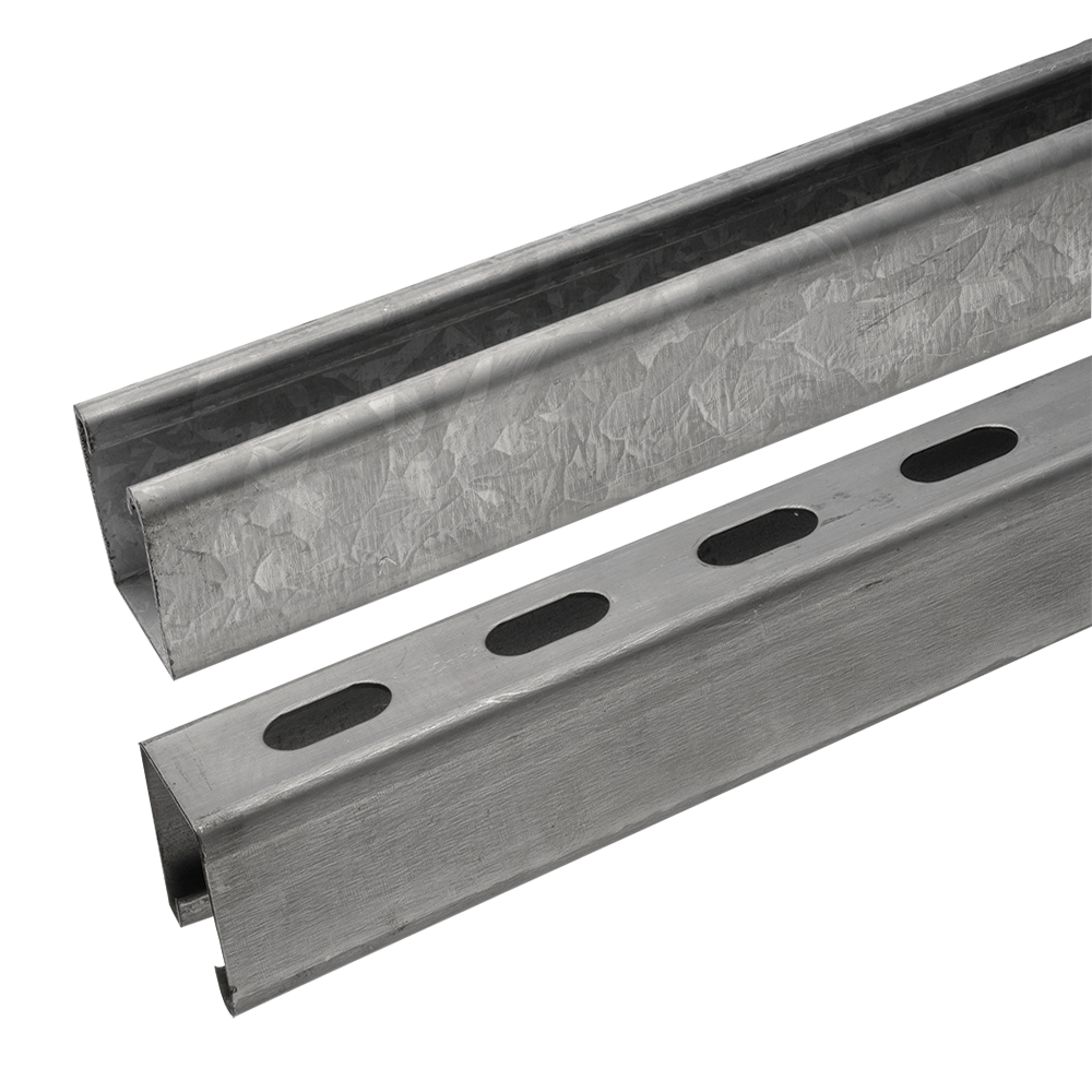 PERFIL UNICANAL CALIBRE 14 PERFORADO   4X4