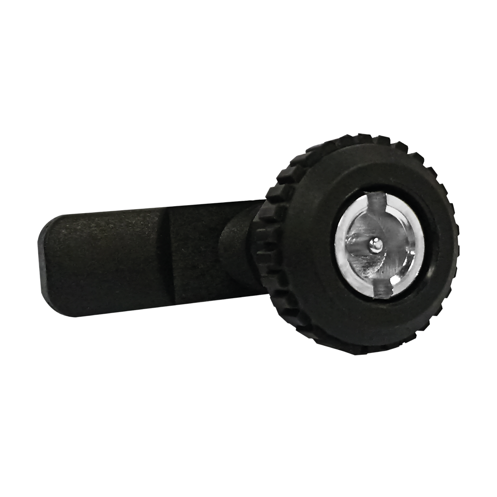 CERRADURA PARA GABINETE METALICO CON PALOMILLA DE PLASTICO