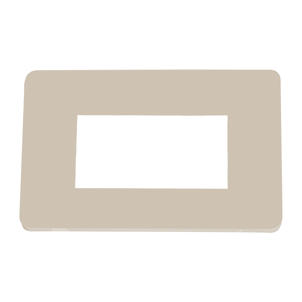 PLACA DE PLASTICO MARFIL LISA