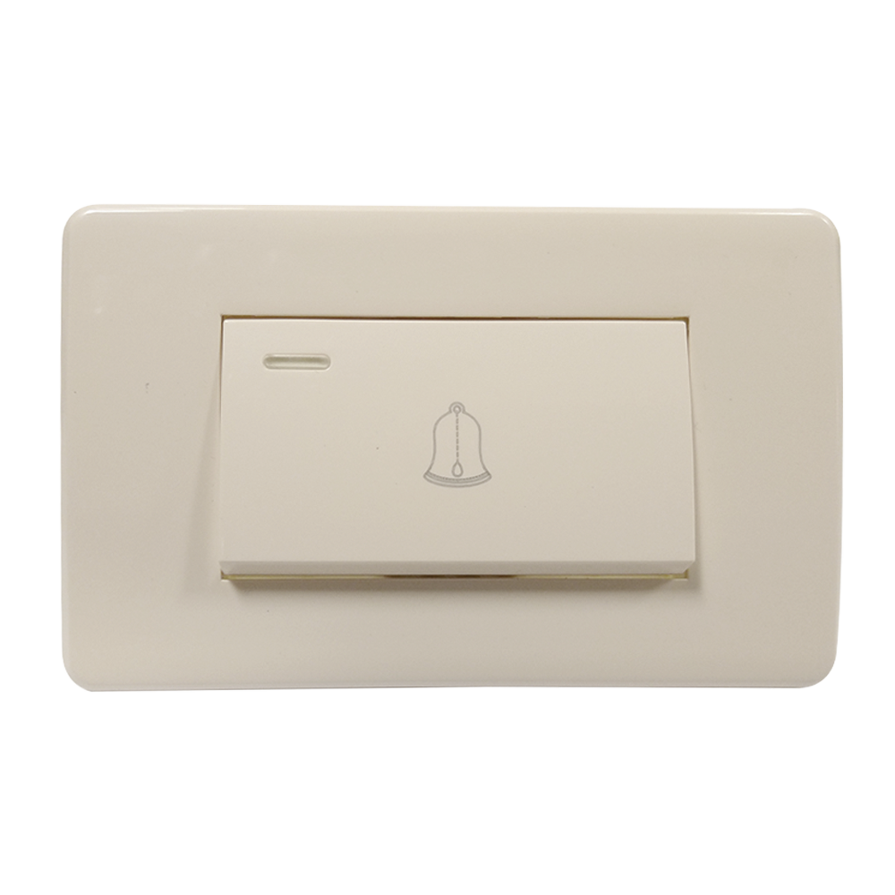 APAGADOR PARA TIMBRE CON PLACA MARFIL 72 mm 10 A  250 V