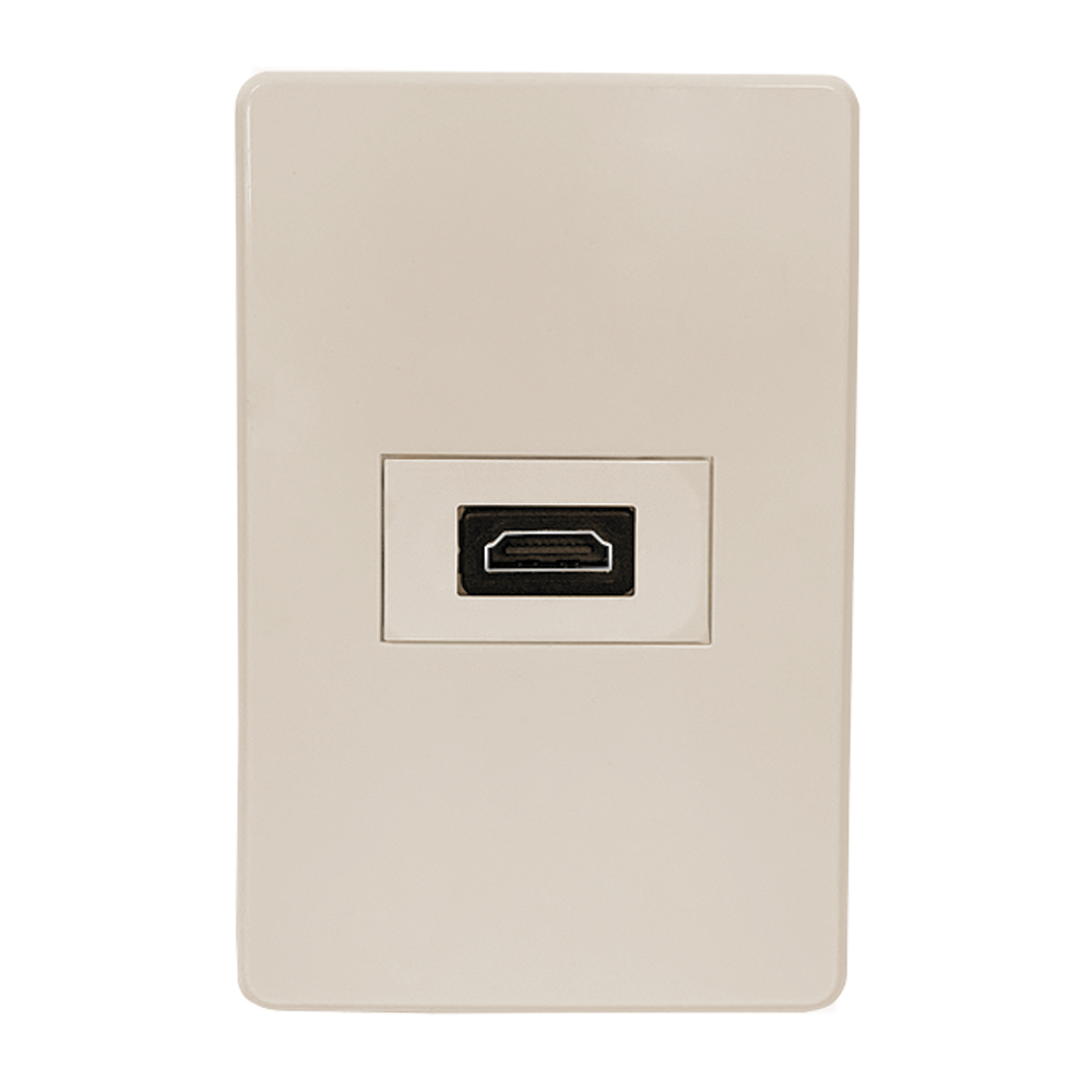 CONECTOR HDMI CON PLACA MARFIL