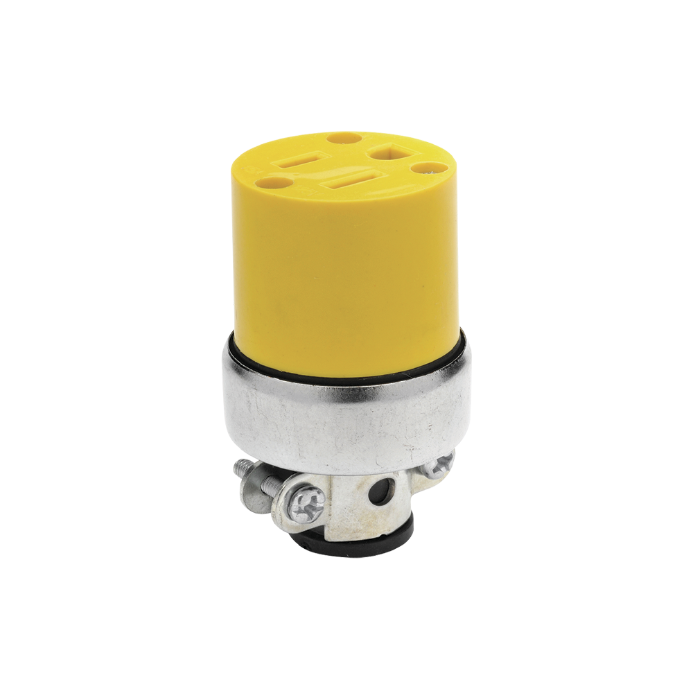 CONTACTO BLINDADO CON ABRAZADERA ATERRIZADO