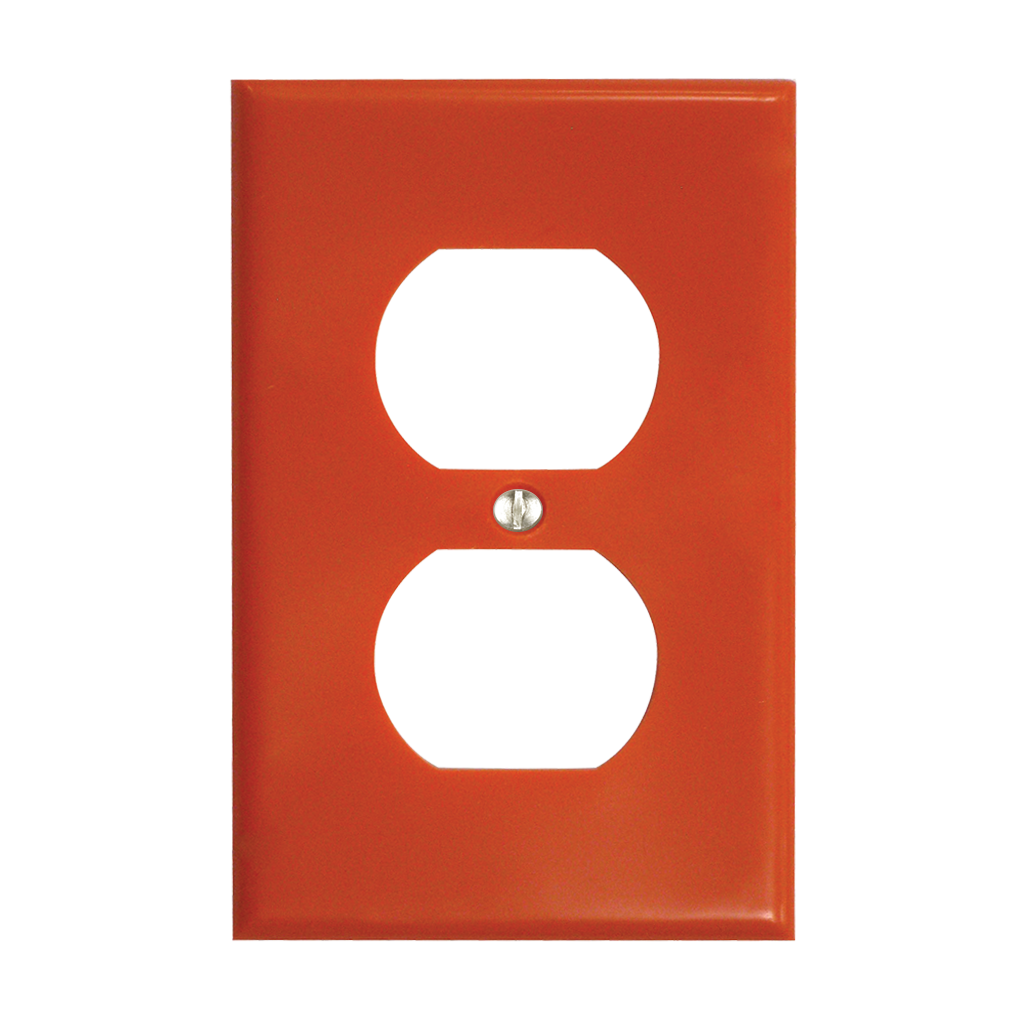 PLACA TERMOPLASTICA PARA ARTEFACTOS DUPLEX NARANJA