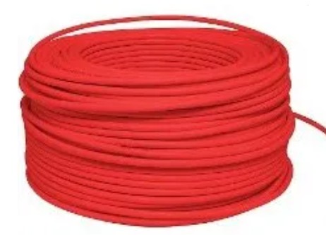 CABLE  DE 100 MTS   AUTOMOTRIZ FLEXIBLE  18 ROJO