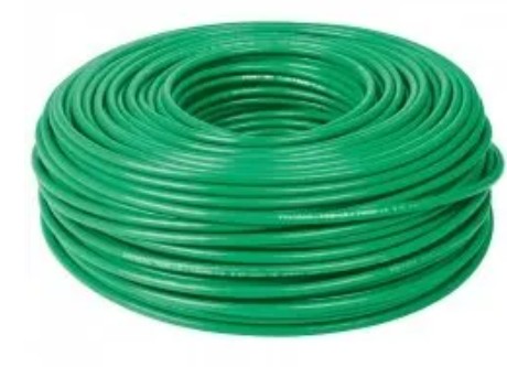 CABLE  DE 100 MTS   AUTOMOTRIZ FLEXIBLE  16 VERDE