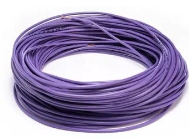 CABLE  DE 100 MTS   AUTOMOTRIZ FLEXIBLE  14 VIOLETA