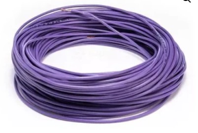 CABLE  DE 100 MTS   AUTOMOTRIZ FLEXIBLE  10 VIOLETA