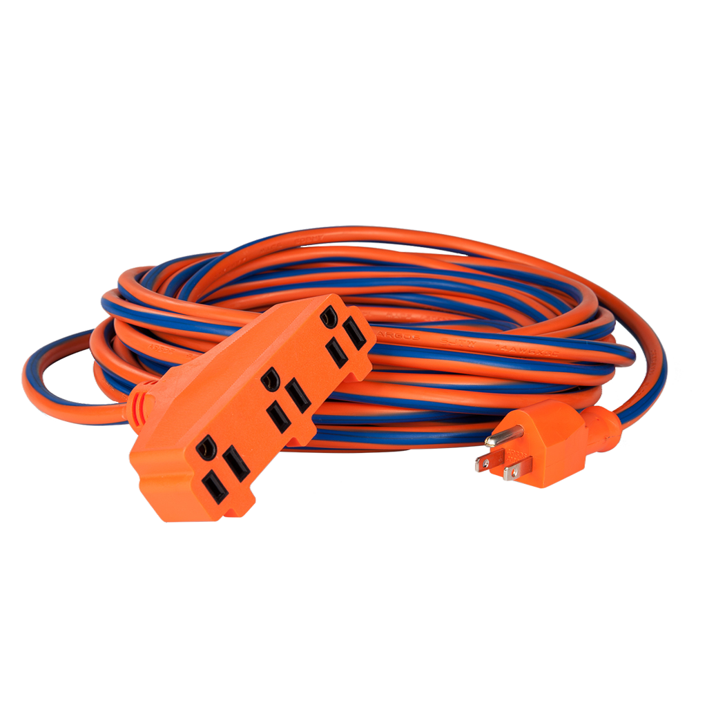 EXTENSION USO RUDO 3X14 15 MTS. AZUL/NARANJA
