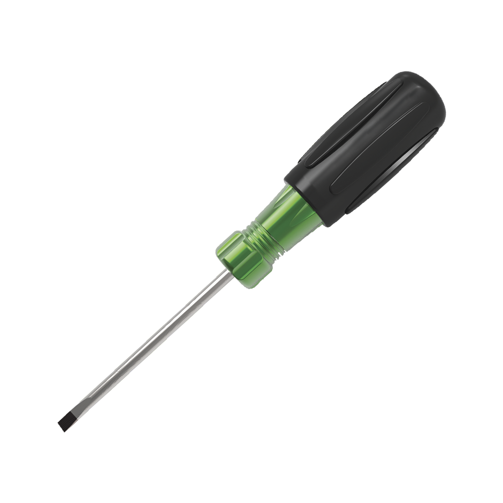 DESARMADOR DE PUNTA CABINET 1/4 (6 mm) BARRA DE 4" (102 mm)