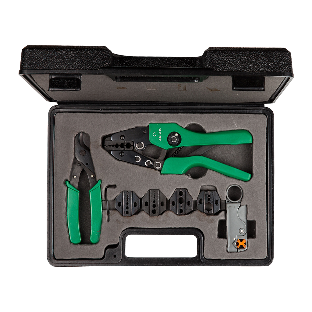 JUEGO DE PINZAS PONCHADORA CABLE COAXIAL