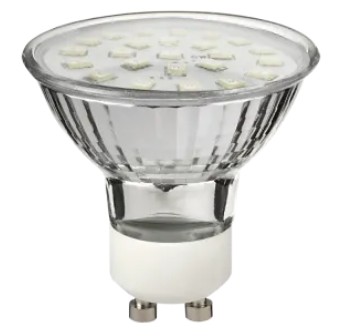 LAMPARA MR16 GU10 2.3 W 100-127 V~ 60 Hz 3 000 K 130 lm AZUL