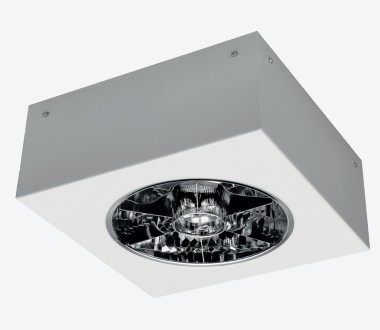 LUMINARIO  DE SOBREPONER  CUAD 2X11W LED 4 100 K 85V-265 V