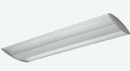 LUMINARIO OVALADO DE SUSPENDER LED CON 4 LAMPARAS CON DIFUSOR ACRILICO ALUMINIO 4X18 W 120-277 V~ 60 Hz