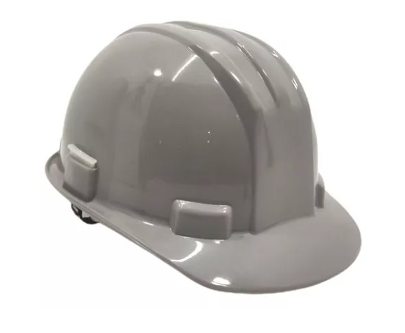 CASCO DE PROTECCION TERMOPLASTICA GRIS