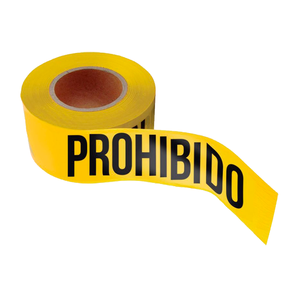 CINTA DELIMITADORA PROHIBIDO