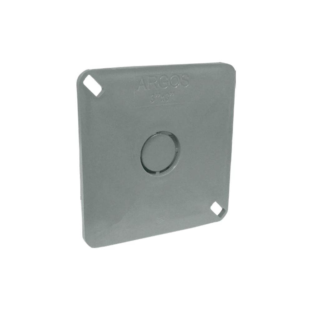 TAPA PARA REGISTRO 4X4" GRIS