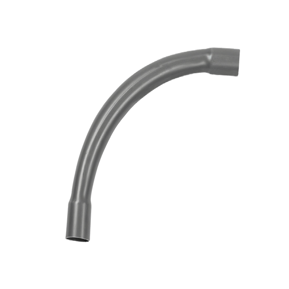 CODO DE PVC CEDULA 40 25mm 1&quot; GRIS