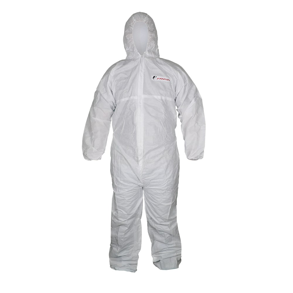 OVEROL DE SEGURIDAD DESECHABLE JYRSA N90 TALLA MEDIANA.