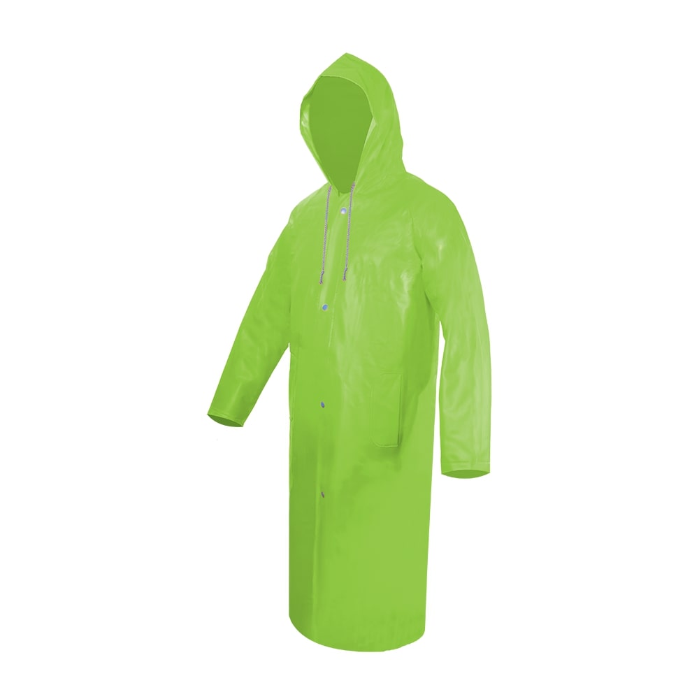 GABARDINA IMPERMEABLE LARGA ECOFRIENDLY HIGH VISIBILITY TALLA MD.