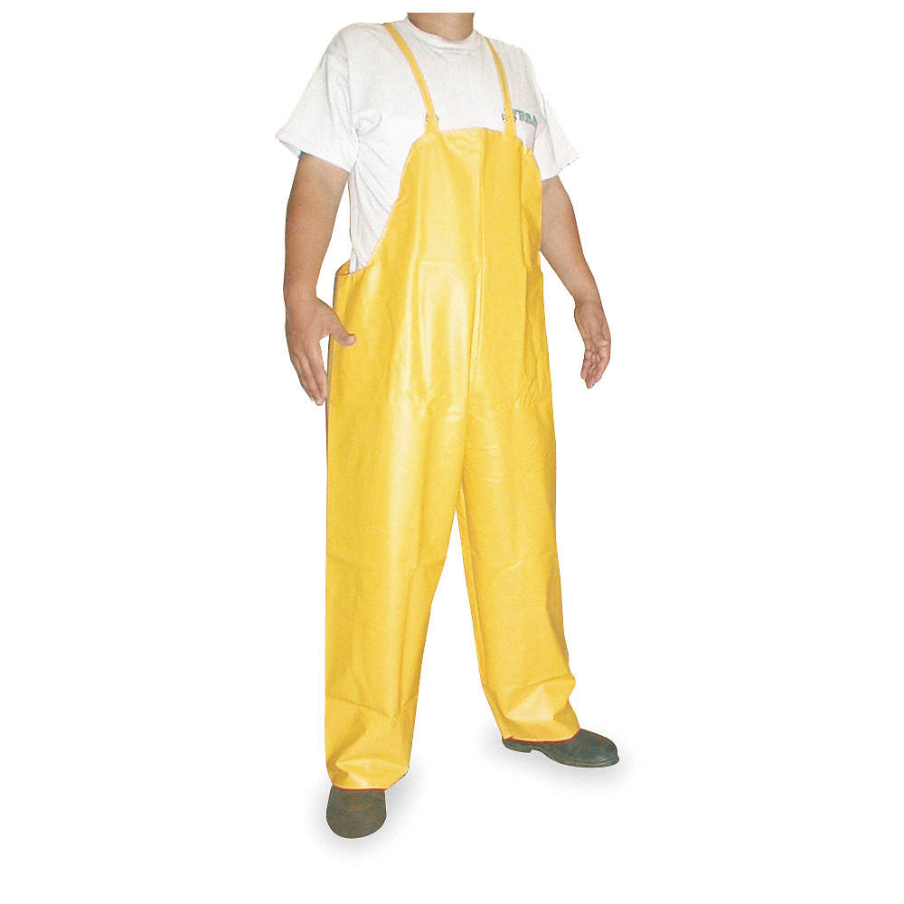 PANTALON IMPERMEABLE AMARILLO ECOFRIENDLY, SELLADO. T-GD.