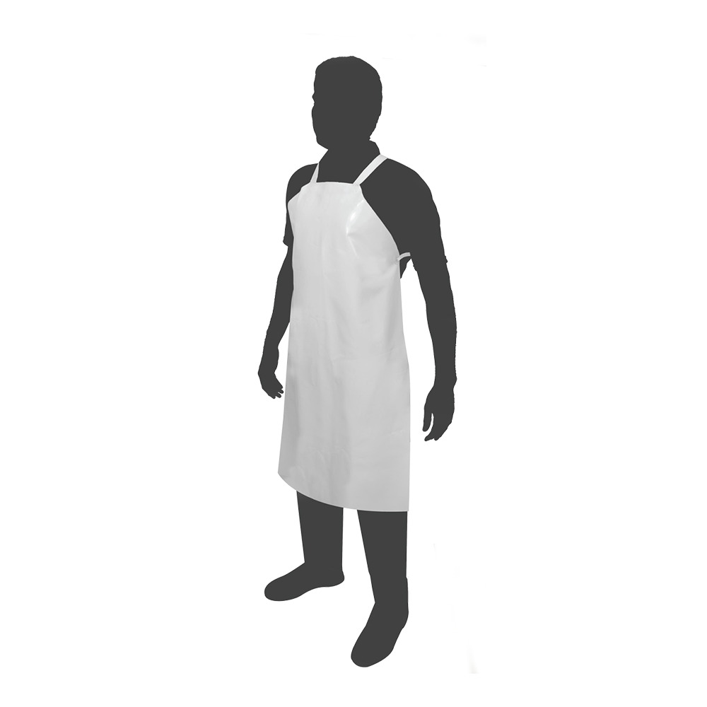 MANDIL BLANCO DE CHAROL CALIBRE 16 DE 0.60 X 0.90MTS.