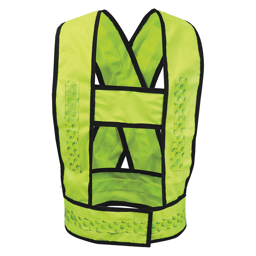 CHALECO ECOFRIENDLY TIPO CARRILLERO AMARILLO HIVIS C/REF MICRO ESFERAS JYRSA.