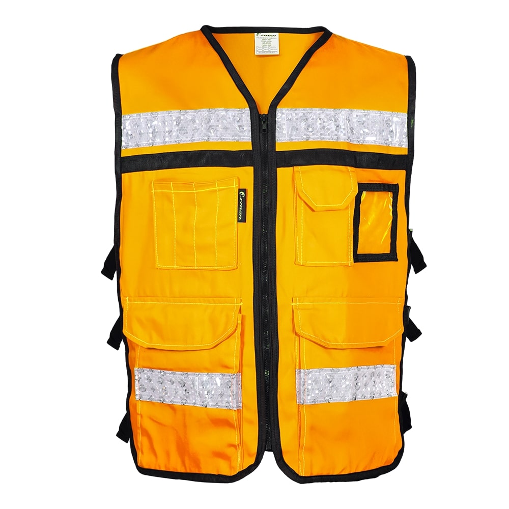 CHALECO MANGO ABIERTO TIPO RESCATISTA DE ALGODON TALLA MD