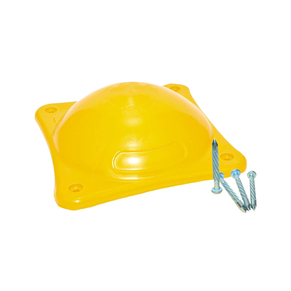 KIT BOYA PLASTICA AMARILLA DE 18.5 X 18.5 CMS CON CLAVOS.