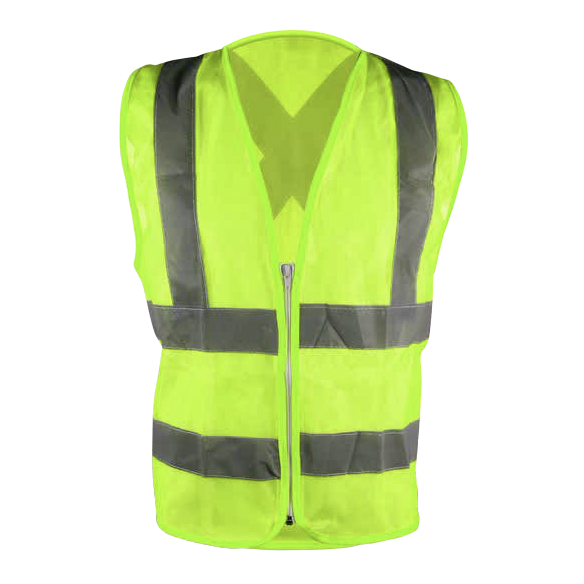 CHALECO AMARILLO HV, TEJIDO TRICOT. CON REFLEJANTE, UNITALLA