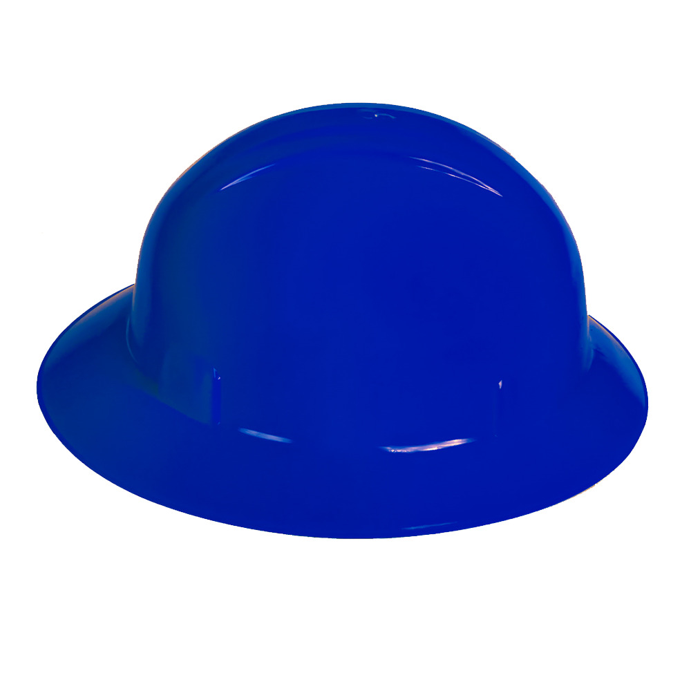 CASCO TIPO ALA ANCHA DIELECTRICO ECOFRIENDLY AZUL SUSPENSION 6 PUNTOS PLASTICA, TIPO 1 CLAS E.