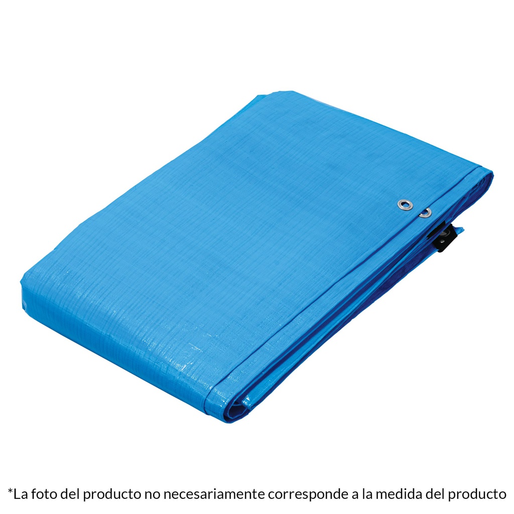 Lona reforzada, 4 x 7 m, azul