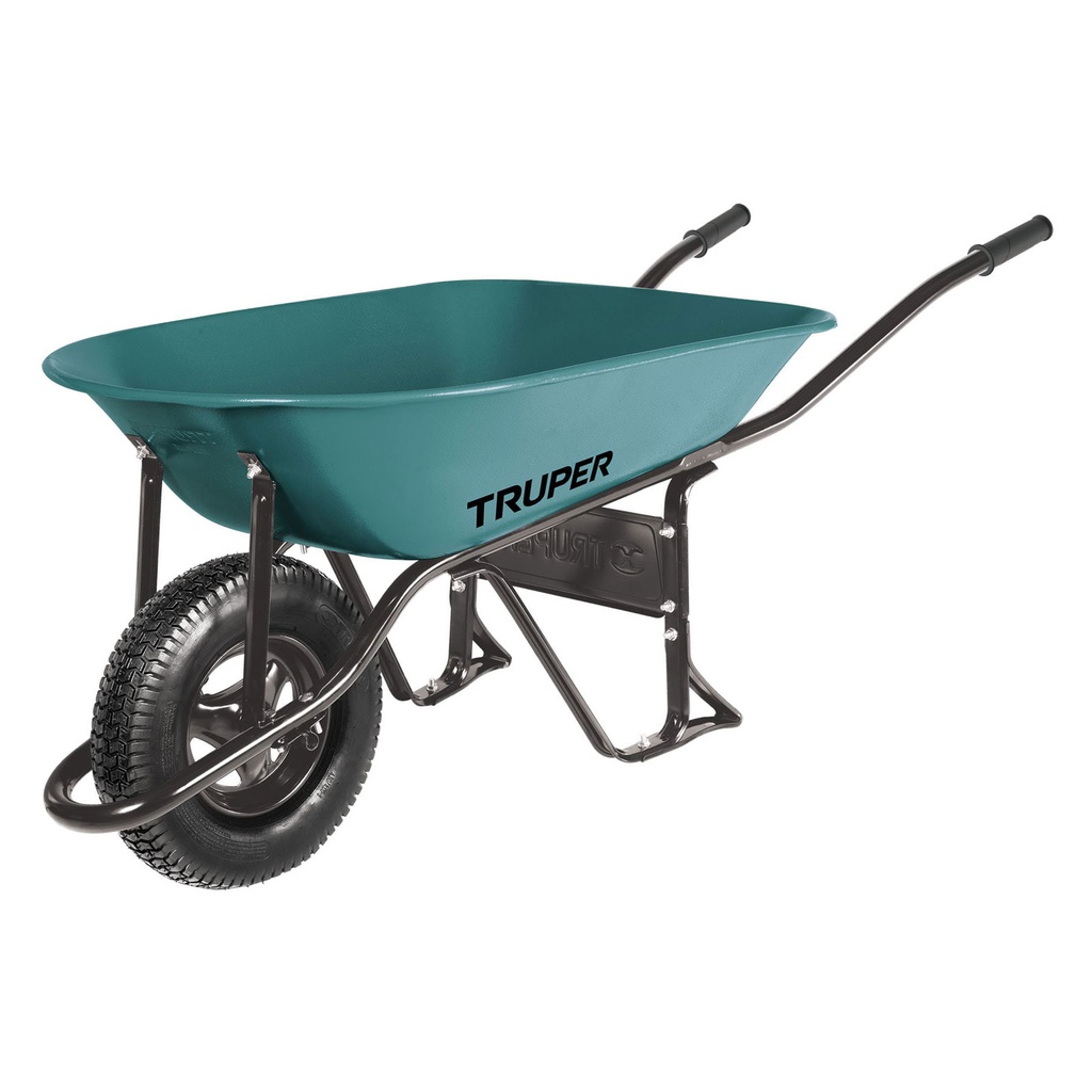 Carretilla 5 ft3 Neumatica, bastidor tubular, Truper