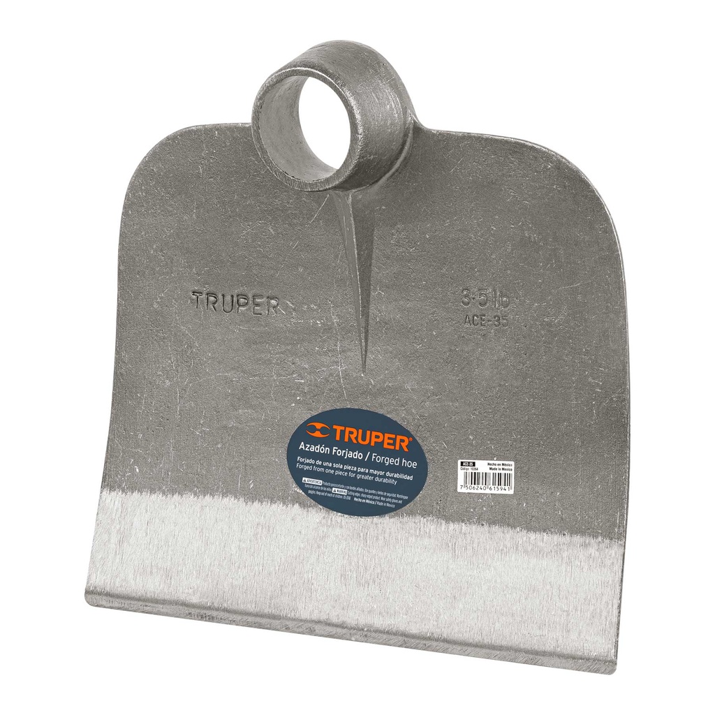 Azadon Centroamericano 4.0 lb sin mango, Truper