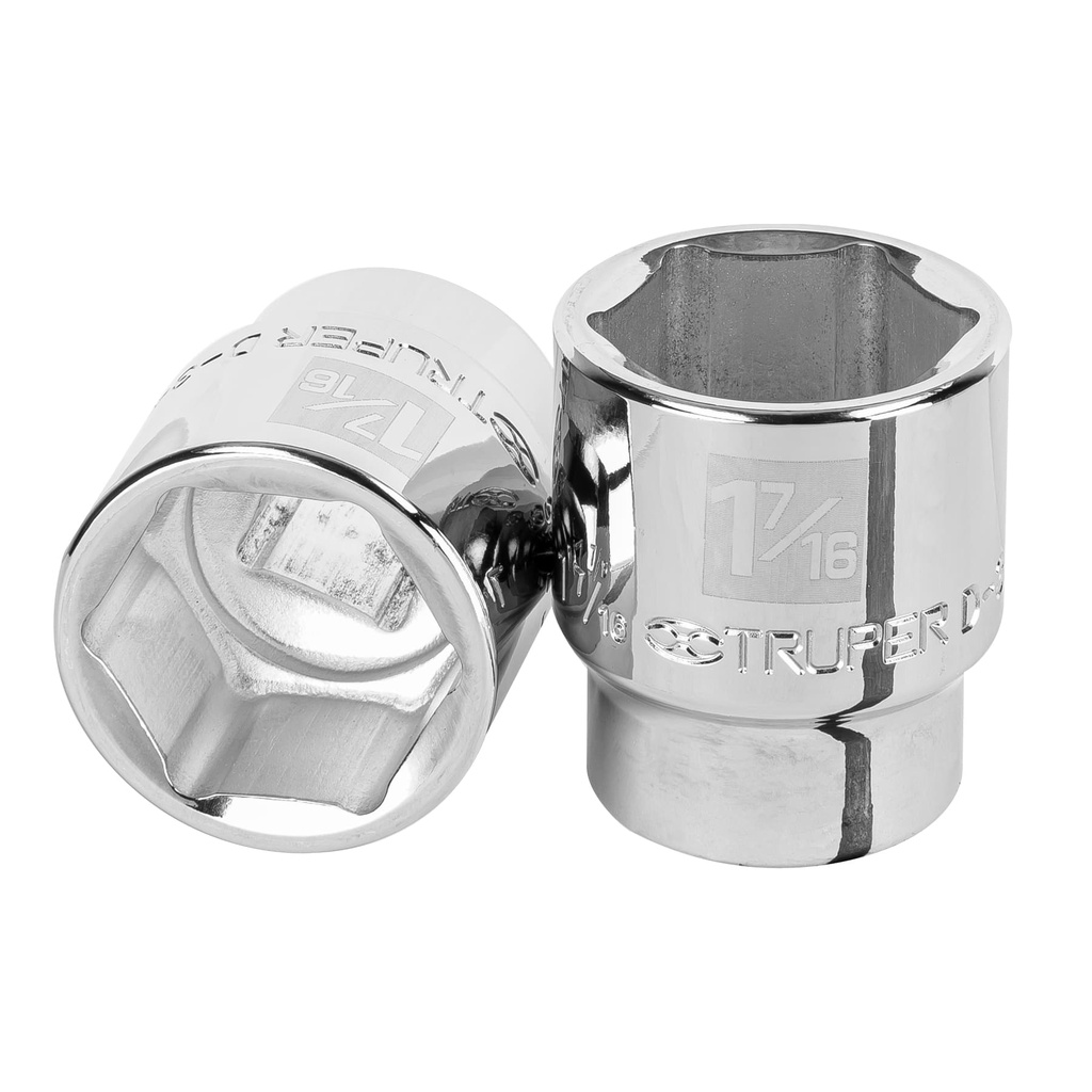 Dado de 1-7/16', 6 puntas, cuadro 3/4', Truper