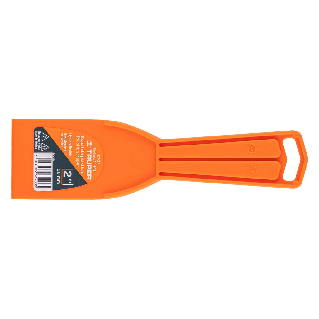 Espatula plastica de 2', Truper