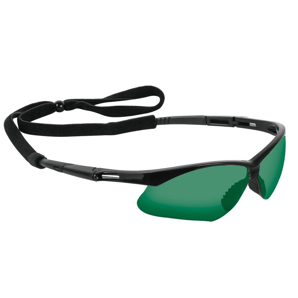 Lentes seguridad verde antiempaño c/cordon ajustable, Sport