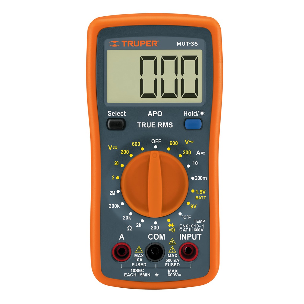 Multimetro digital profesional, Truper