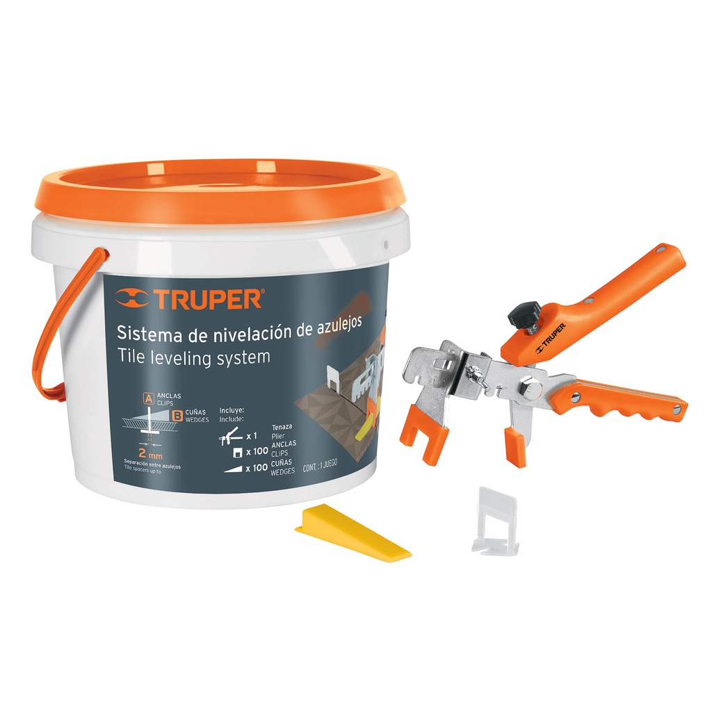 Sistema de nivelacion para azulejos, Truper