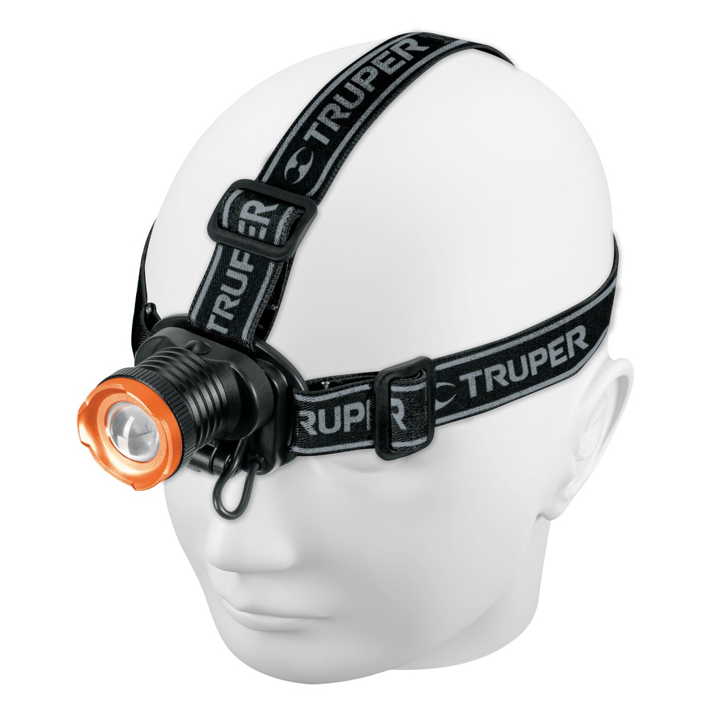 Linterna de minero, 80 lumenes, 1 LED, recargable, Truper