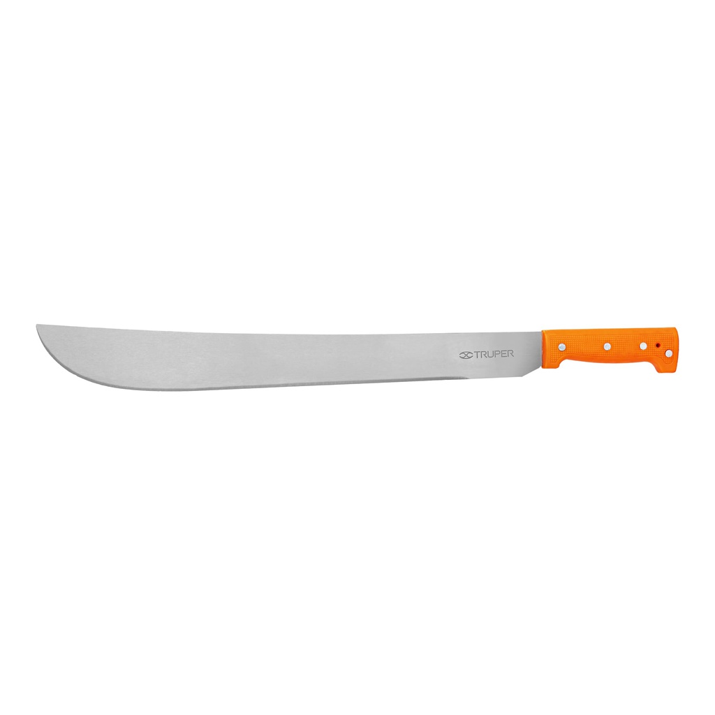 Machete estandar 20' cacha naranja remachada, Truper