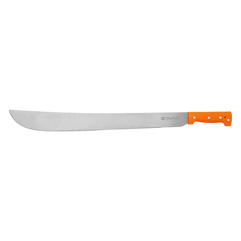 Machete estandar 22' cacha naranja remachada, Truper