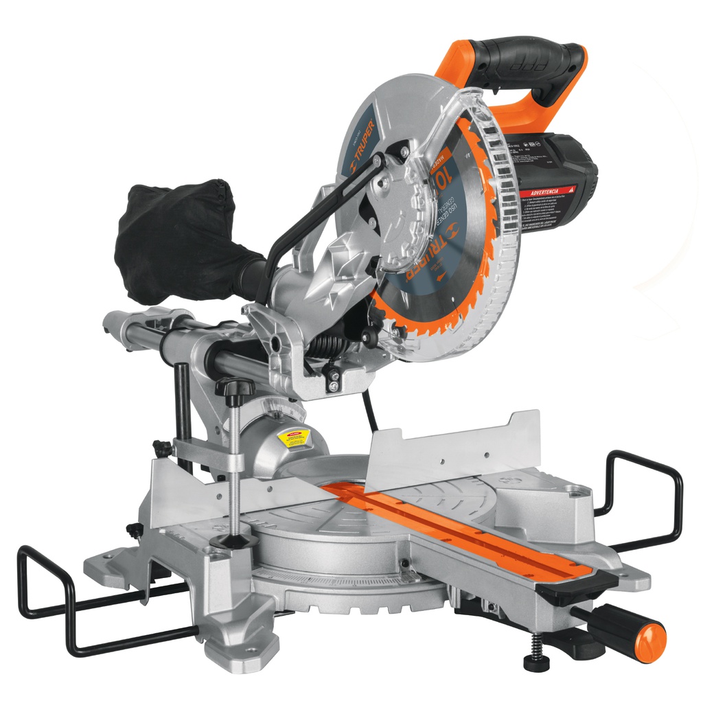 Sierra de inglete 10', 1900 W telescopica compuesta, Truper