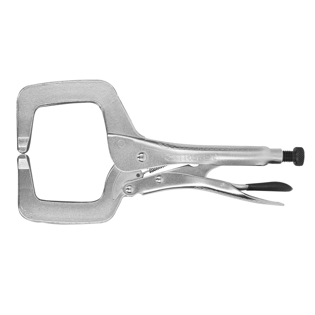 Pinza de presion 11' tipo 'C' con mordaza fija, Truper
