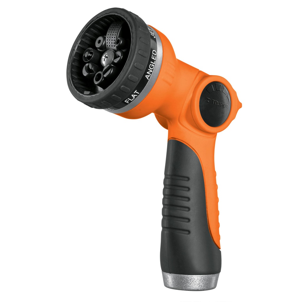 Pistola para riego de 8 funciones plastica, Truper