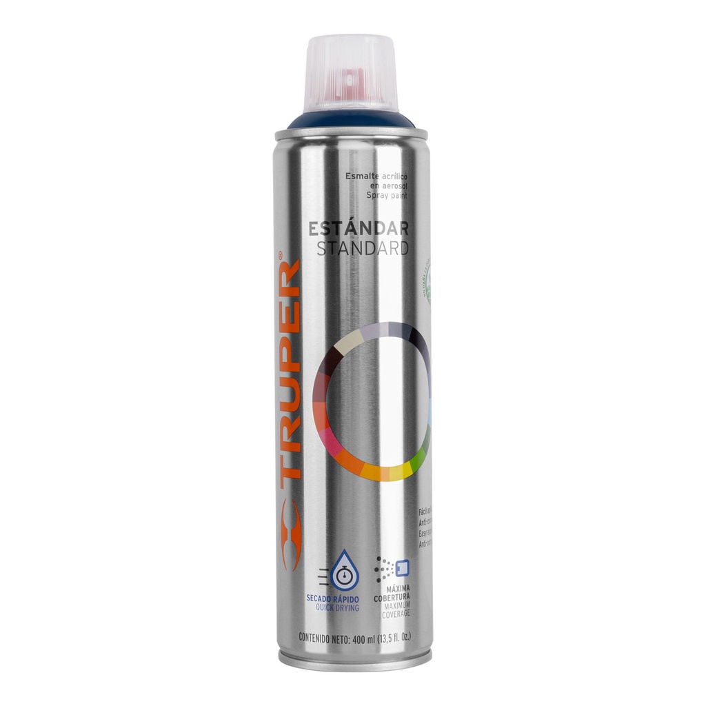 Pintura en aerosol, azul ultramar, bote esbelto, 400 ml