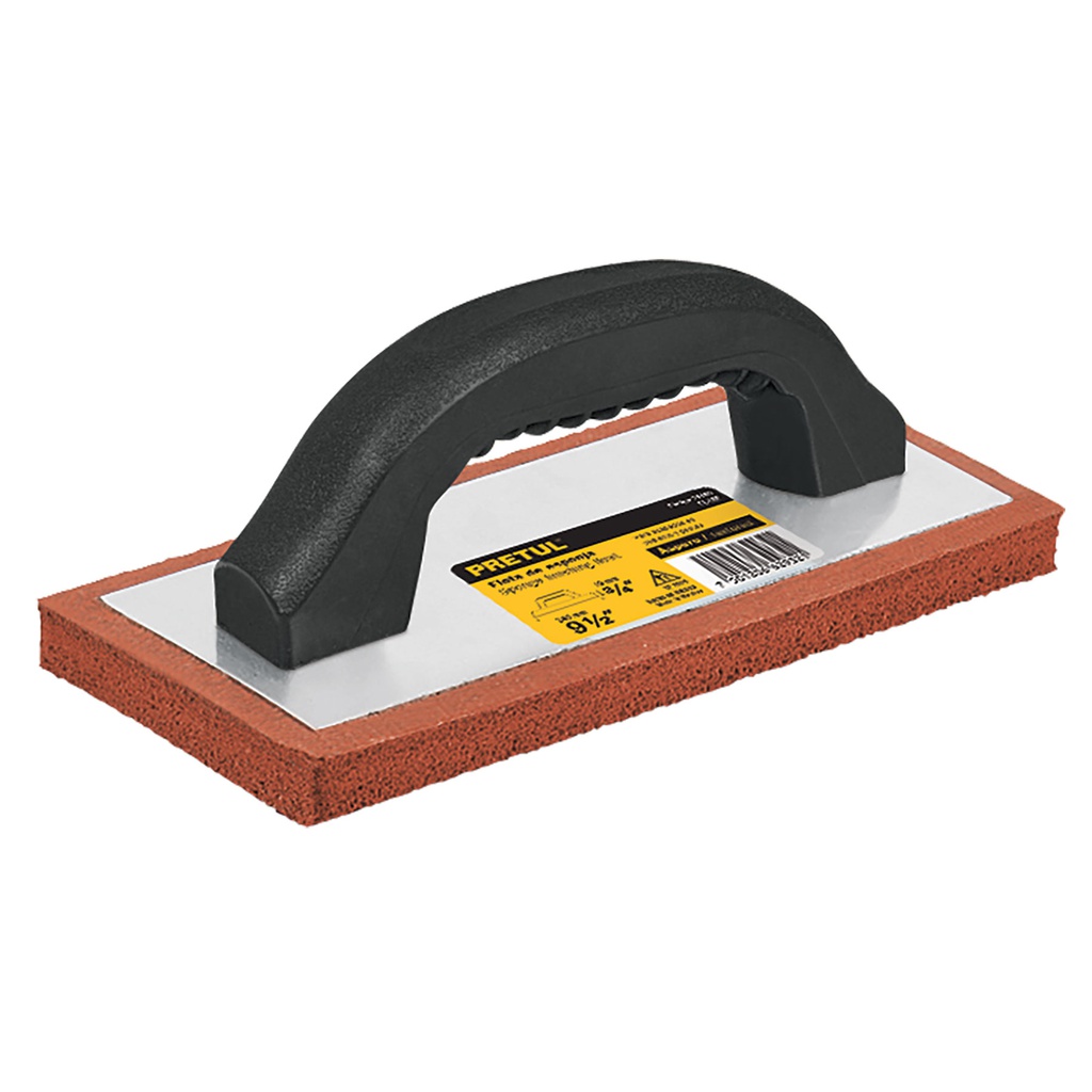 Flota de esponja, 9-1/2', espesor 3/4', aspero, Pretul