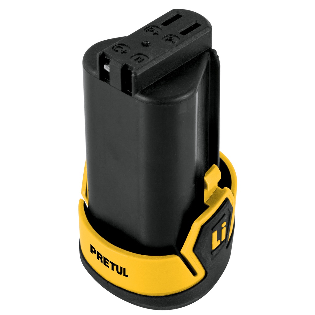 Bateria ion litio, 12 V para taladro compacto, Pretul