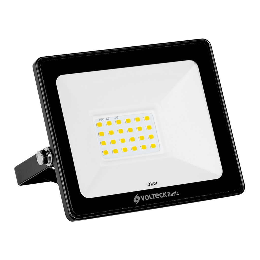 Reflector ultra delgado LED 20 W luz de dia, Volteck Basic