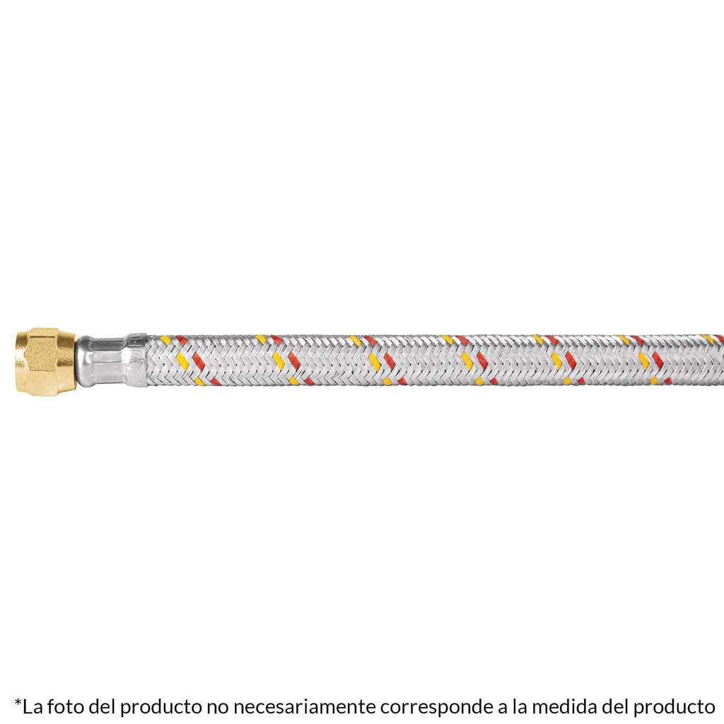 Manguera para gas, aluminio, 5/16' X 60 cm, Foset Basic
