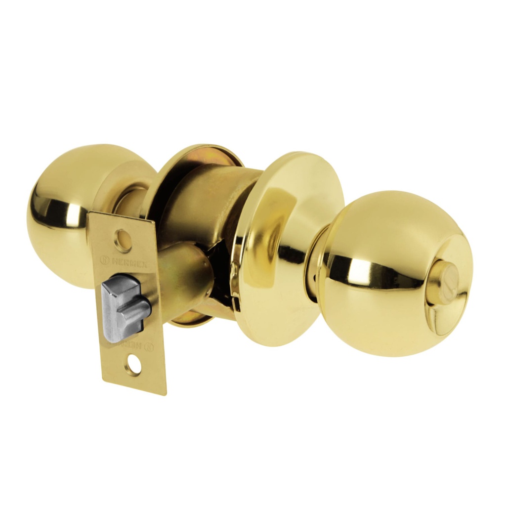 Cerradura tipo esfera cilindrico, recamara, brillante, Basic